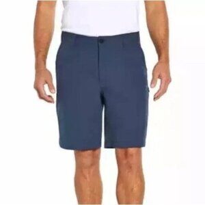 NEW Orvis Men's 32 Navy Blue Cargo Tech Shorts With 4-Way Stretch Outdoor